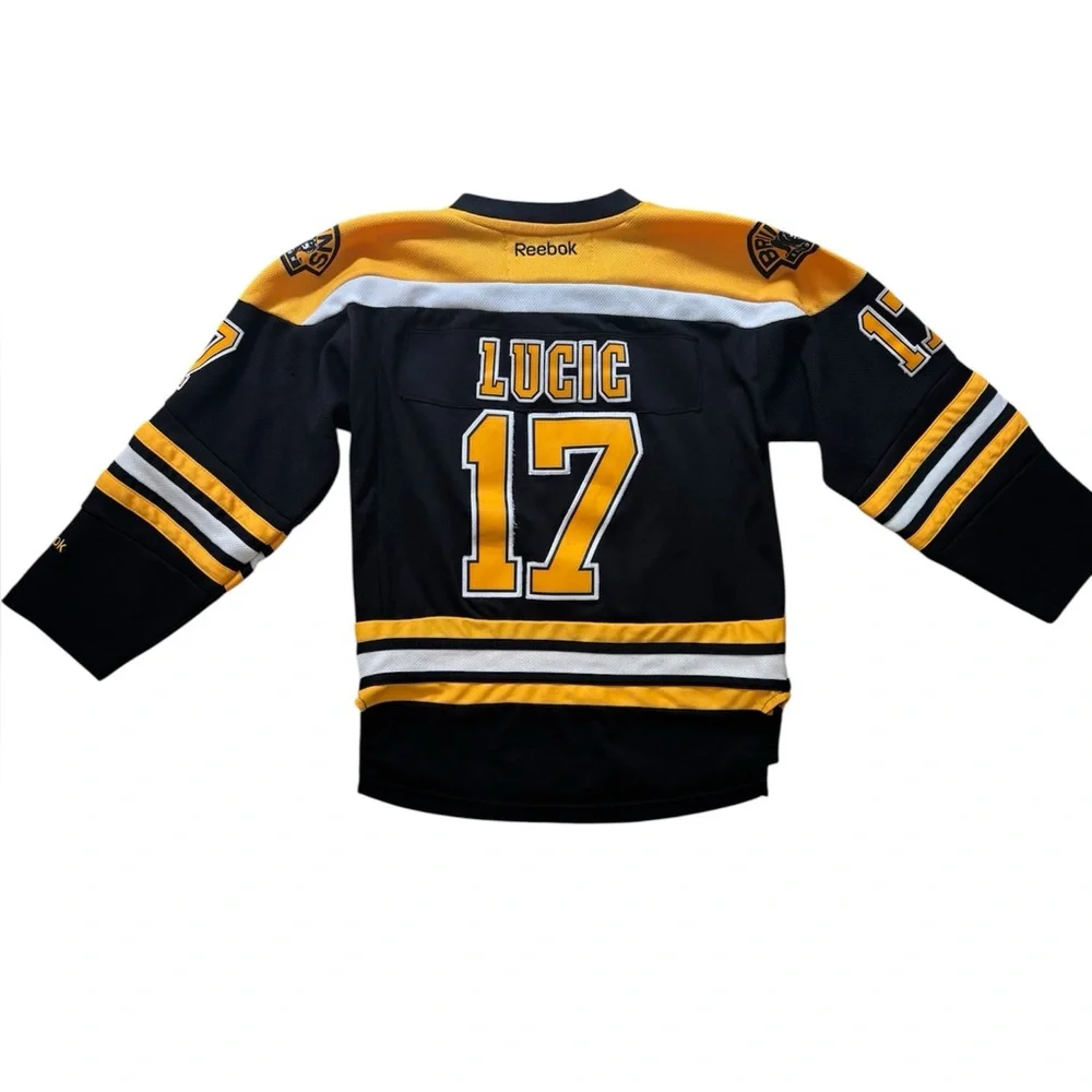 Reebok Boston Bruins Black & Gold Hockey Jersey